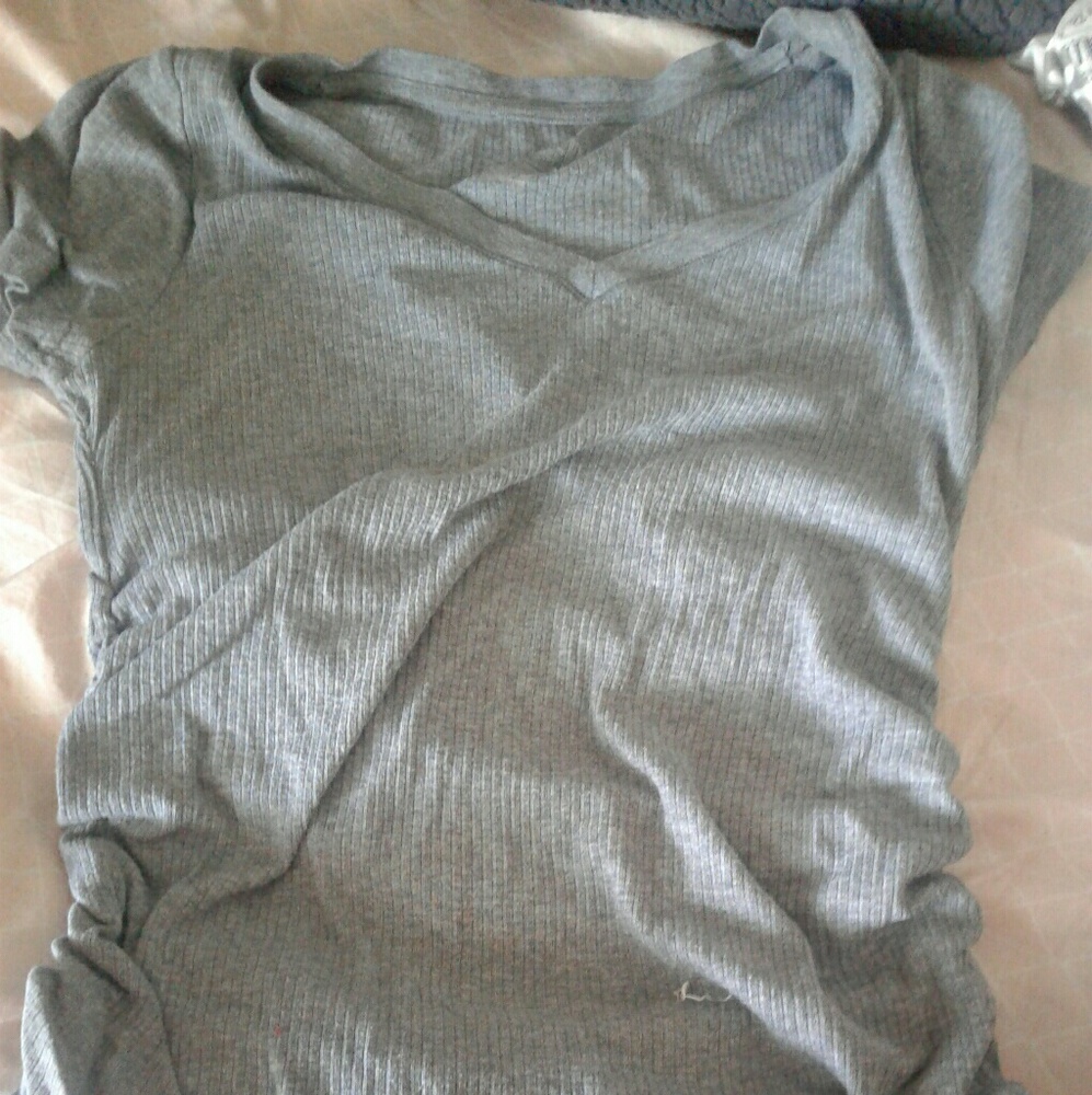 Gray shirt